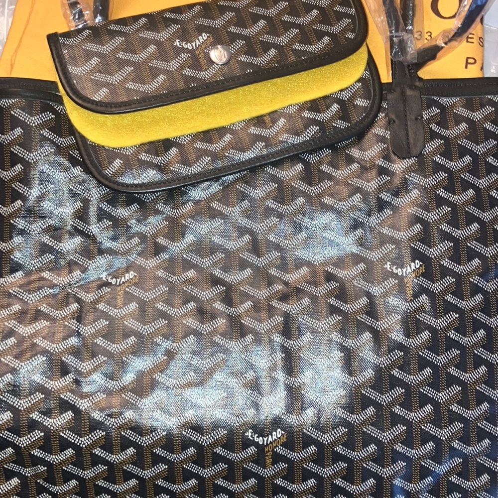GOYARD Black tote bag pm Saint Louis